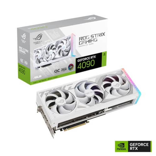 Asus ROG Strix RTX 4090 OC Edition White 24GB Gaming Graphics Card
